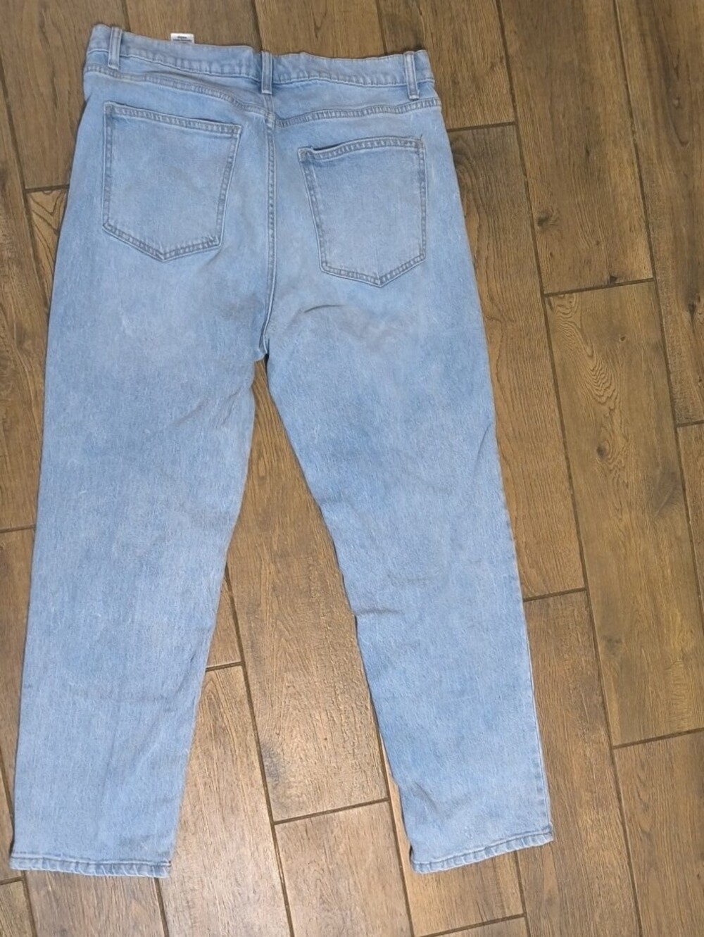 Time and Tru Light Blue Relaxed Women's Jeans - Picture 2 of 4